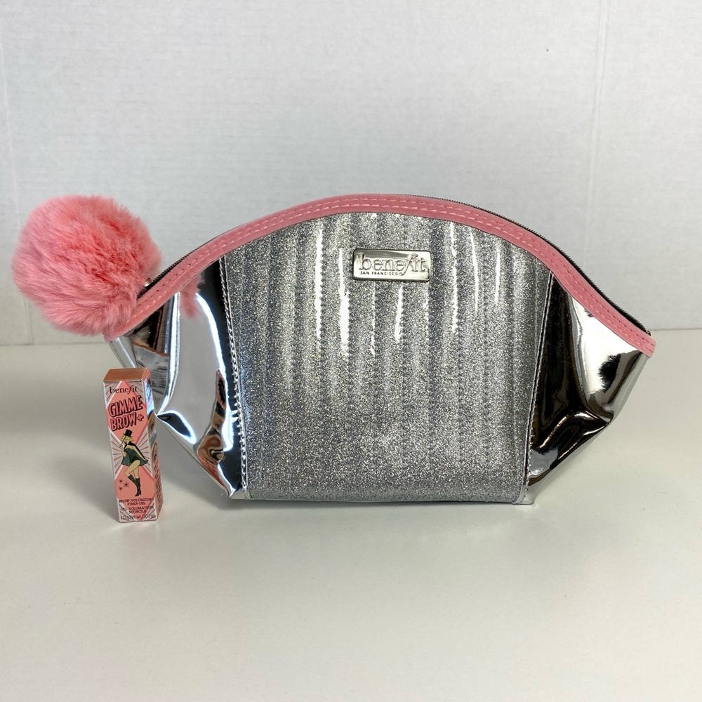 Benefit Makeup Bag & Gimme Brow+ Fiber Gel Blonde